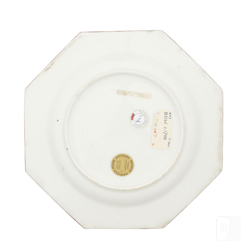 A Bow botanical plate, circa 1758-60 - 图4